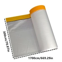 1 Cuộn Vật dụng trong nhà Chống bụi Che phủ - Trong sáng - Xem 5