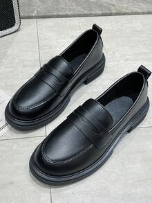 de mujeres de moda clásico negro Mocasines Zapatos planos - Negro - Ver 4