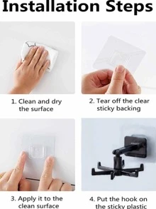 1pc Rotatable Plastic Jewelry Tower, Daily Black Wall Mounted Necklace Storage Rack For Storing Jewelry, Bathroom - Black - View 7