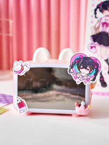 1pc Sweet & Cool Anime Girl Series Diy Decorative Sticker - Blue - View 7