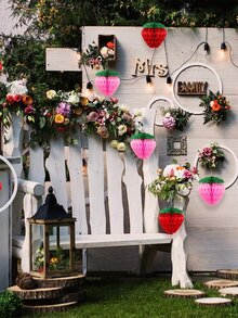 Papiererdbeeren Wabenball - Erdbeer Dekoration Für Geburtstagsfeier (rot Und Pink) - Verschiedenfarbig - Übersicht 5