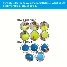 Bữa tiệc  bãi biển Bóng bay , Bơm hơi Bong bóng Trái bóng , Nước Trái bóng Đối với Trẻ em , Nảy Không có , Quả bóng bay Đồ chơi - Hồng - Xem 5
