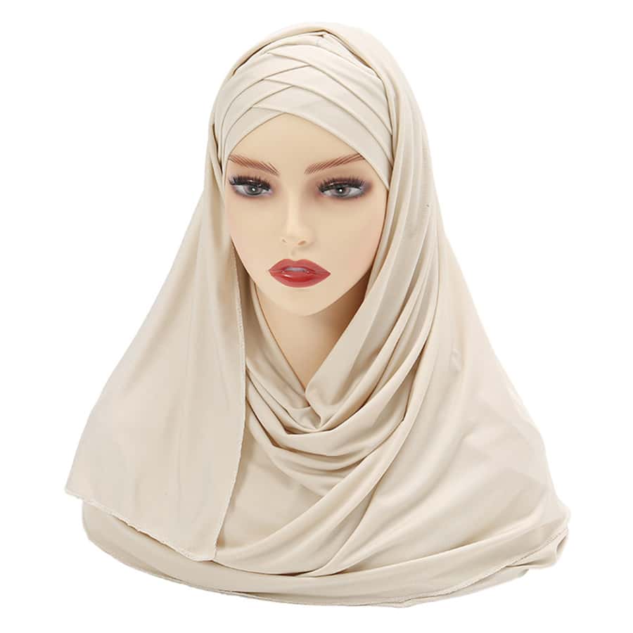criss cross hijab style