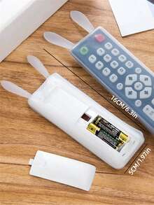 1个兔子造型透明遥控器保护套，不带夜光，适用于空调/电视遥控器，防尘隔热，适合闺蜜节、小狗、嘉年华等场合。 - 無色 - 查看 9