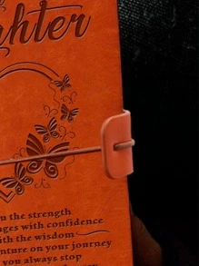 Notebook Student Planner Journal Gift Travel Diary Notebook Memo Pad Handwritten Book Record Book - Burnt Orange - View 8