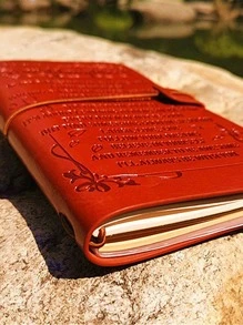 Notebook Student Planner Journal Gift Travel Diary Notebook Memo Pad Handwritten Book Record Book - Burnt Orange - View 10