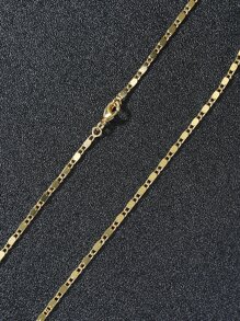 40-75cm銅床單鏈條樣式項鍊,女士受歡迎首飾類鏈條配件