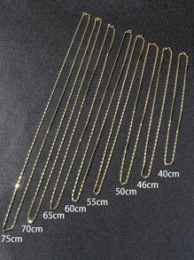 40-75cm銅床單鏈條樣式項鍊,女士受歡迎首飾類鏈條配件