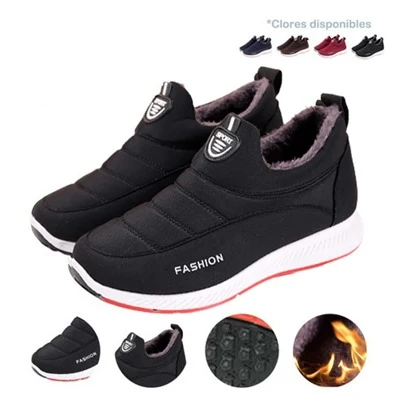 Botas anti ski calientitos zapatos de papá plataforma zapatos de mamá