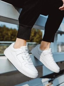 de hombres de moda Zapatillas deportivas , casual Zapatos de atletismo , blanco - Blanco - Ver 1