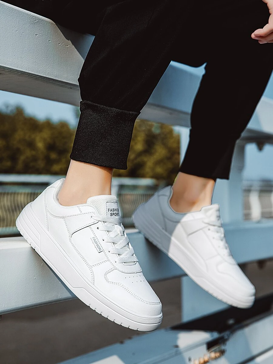 de hombres de moda Zapatillas deportivas , casual Zapatos de atletismo , blanco - Blanco - Ver 1