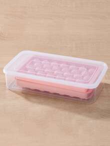 1入組3層冰球模具帶收納盒 - 粉色 - 查看 4