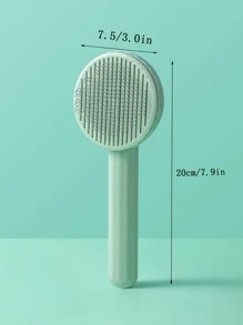 1 pieza Peine para mascota simple - Verde - Ver 6