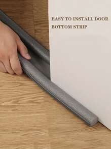 1 st. Dörr 
Botten Tätningsremsa För Ljudisolering , , , Och Isolering - Svart - Visa 1