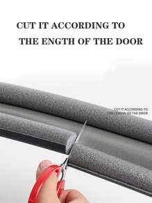 1 st. Dörr 
Botten Tätningsremsa För Ljudisolering , , , Och Isolering - Svart - Visa 3