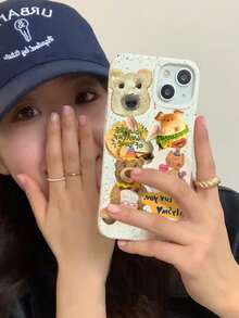 卡通圖案手機殼 - 彩色 - 查看 2