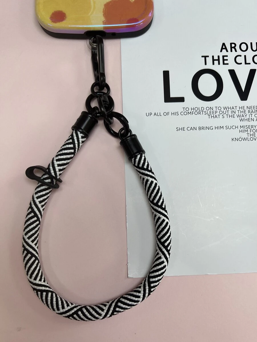 1 pieza Tira de celular 10mm - Blanco y Negro - Ver 1