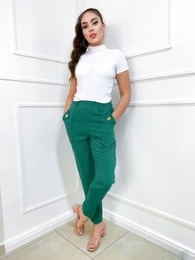 Women Sweatshirts - 綠色 - 查看 1