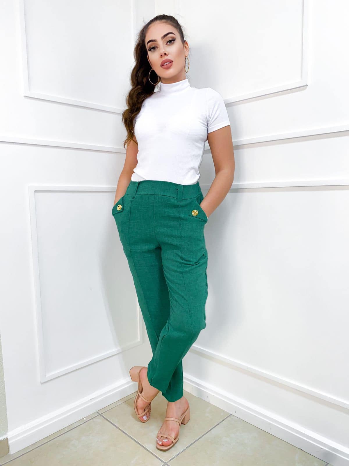 Women Sweatshirts - 綠色 - 查看 1