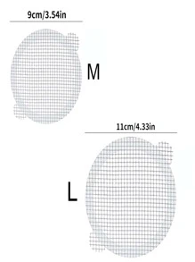 10pcs Shower Drain Sticker Disposable Floor Drain Sticker Adhesive Bathroom Hair Filter Sticker - White - View 4