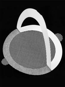 10pcs Shower Drain Sticker Disposable Floor Drain Sticker Adhesive Bathroom Hair Filter Sticker - White - View 8