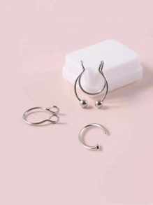 Nose Ring - Bạc - Xem 1