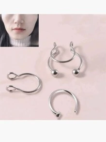 Nose Ring - Bạc - Xem 3