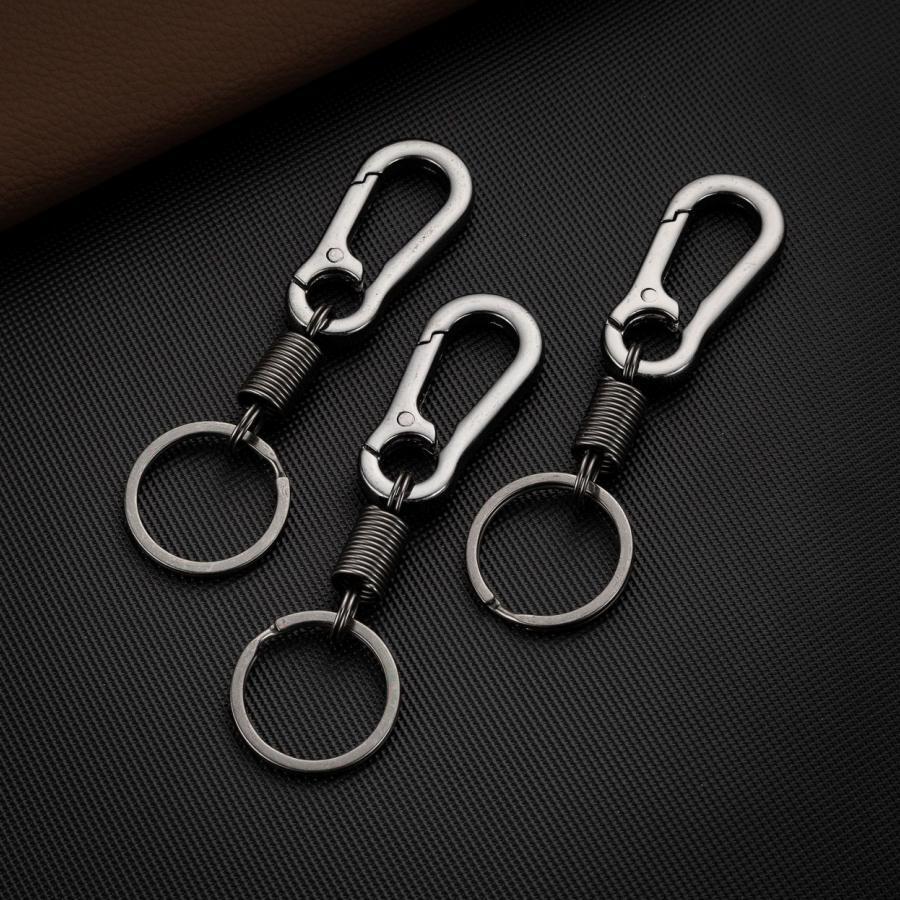 1 件创意枪色登山扣钥匙扣，男士皮带夹，用于钥匙和防丢失 - 彩色 - 查看 1