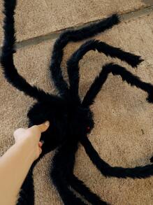 1入組黑色長毛絨蜘蛛裝飾用品 - 黑色 - 查看 3