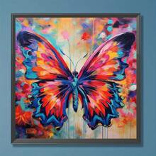 con patrón de mariposa Pintura diamante Set