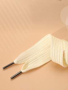 Rộng Màu Quả mơ Dây giày Với Kim loại , 2.2CM Chiều rộng - Màu be - Xem 4