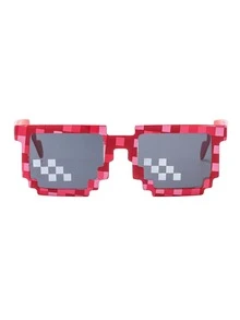 Men's Funny Fashion Glasses For Daily Driving And Outdoor Activities - Red - View 2