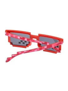 Men's Funny Fashion Glasses For Daily Driving And Outdoor Activities - Red - View 4