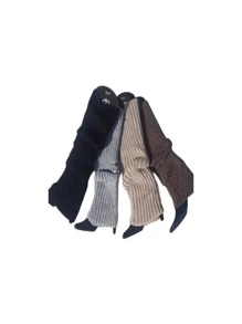 Women Toe Socks - Black - View 4