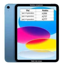 Pelicula de Vidro Temperado 3D para iPad 10° Geração 2022  (10.9'') A2757 A2777 A2696 - Transparente - Visão 2