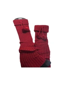 Women Toe Socks - 紅色 - 查看 1