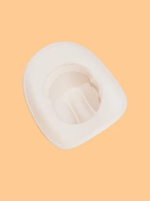 1pc Diamond-decorated Hat Western Cowboy Hat - Beige - View 6