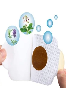 30 Parches Para Bajar De Peso Ombligo. Con Hierbas Naturales - Blanco - Ver 2