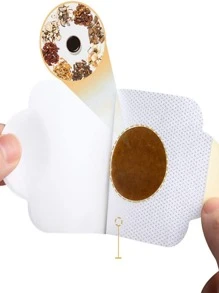 30 Parches Para Bajar De Peso Ombligo. Con Hierbas Naturales - Blanco - Ver 4