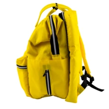 Mochila Pañalera Multifuncional, Pañaleras para Bebe para Mamá y Papá, Pañalera Backpack Ejecutiva doble - Amarillo - Ver 4