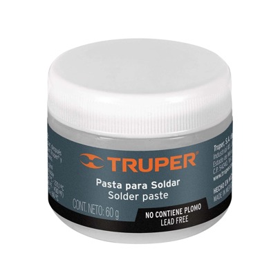 Soldering Paste, 60 G, Truper PASO-60 19337