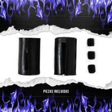 Led Skull Knob For Metal Gear Shift Knob Stone Eyes - Blue - View 5