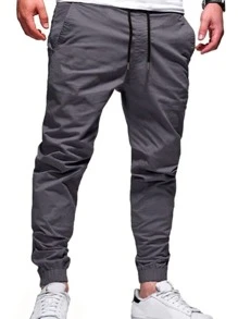 Men Pants - 黑色 - 查看 4