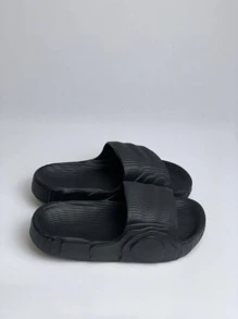 Men Flip Flops & Slides - 黑色 - 查看 3