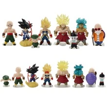 Set Of 8 DBZ Collectible Figures Room Decoration - Multicolor - View 1