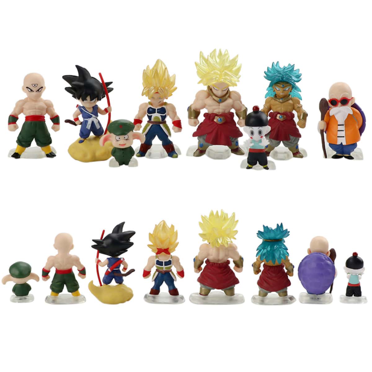Set Of 8 DBZ Collectible Figures Room Decoration - Multicolor - View 1