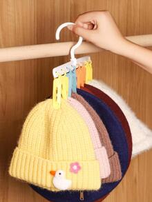 1 perchero para gorras, perchero para colgar sombreros para exhibición de armario de habitación de perchas, Clips de almacenamiento para colgar gorras de bola, regalo para hombres, niños y mujeres - Blanco - Ver 5