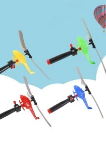 5pcs Random Color Outdoor Tethered Helicopter, Outdoor Bamboo Dragonfly, Birthday Party Small Gift