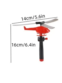 5pcs Random Color Outdoor Tethered Helicopter, Outdoor Bamboo Dragonfly, Birthday Party Small Gift