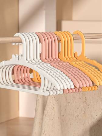 1入組孩子們衣架帶連接防滑鉤適用於嬰兒,家用晾衣架,無痕衣架